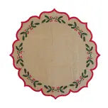 Burlap Christmas Placemat