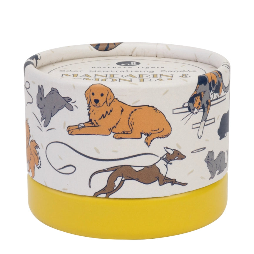 Pet Odor Neutralizing Candle Mandarin & Lemon