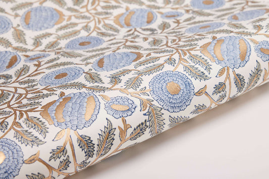 Handmade Mari Blue Single Sheet Wrap