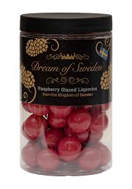 Raspberry Glazed Liquorice