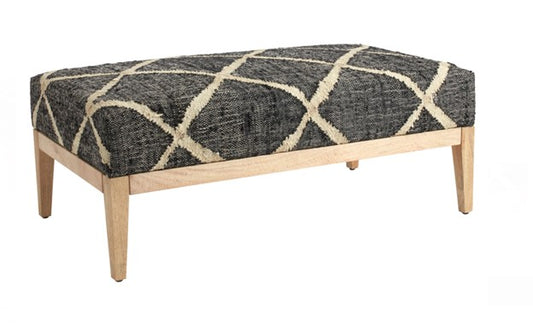 Kali Black Freida Rug Bench