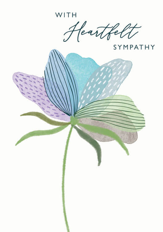 Heartfelt Sympathy Greeting Card