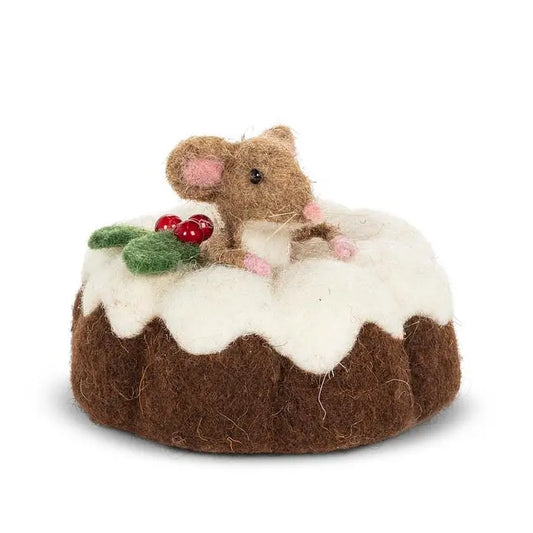 Mouse in Bundt Cake-3"H