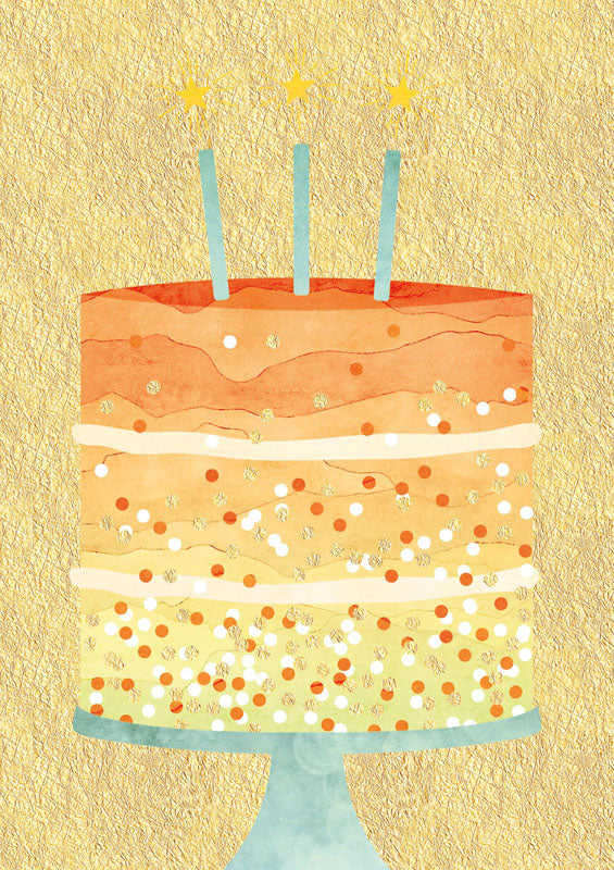 Star Cake Greeting Card