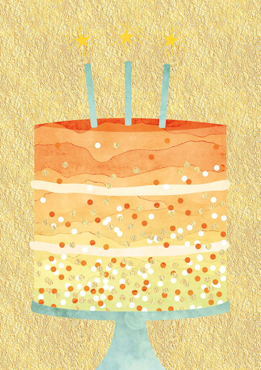 Star Cake Greeting Card
