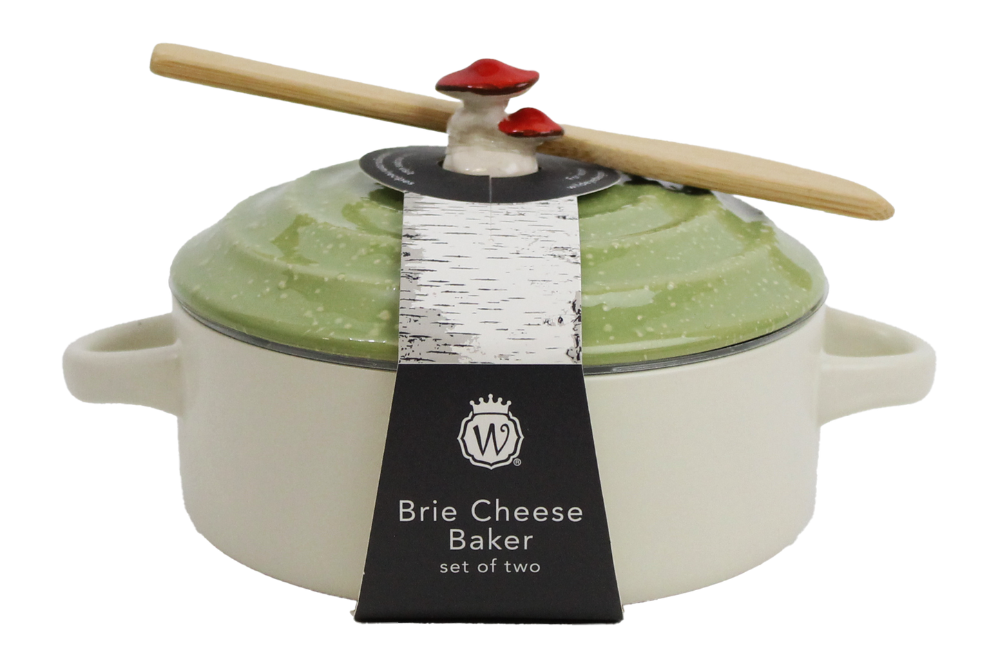Brie Baker Mushroom Green Top