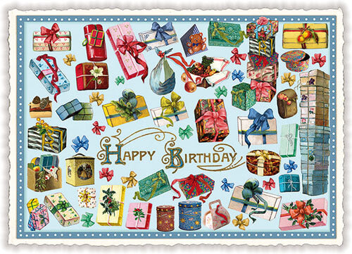 Presents Birthday Postcard