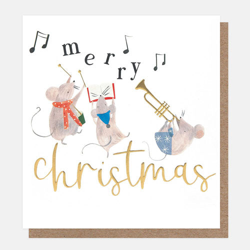 Mice And Music Greeting Card