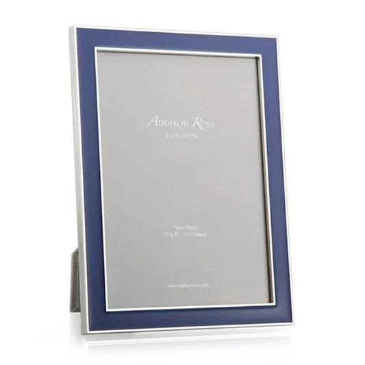 Navy Blue Enamel Picture Frame 5 x 7