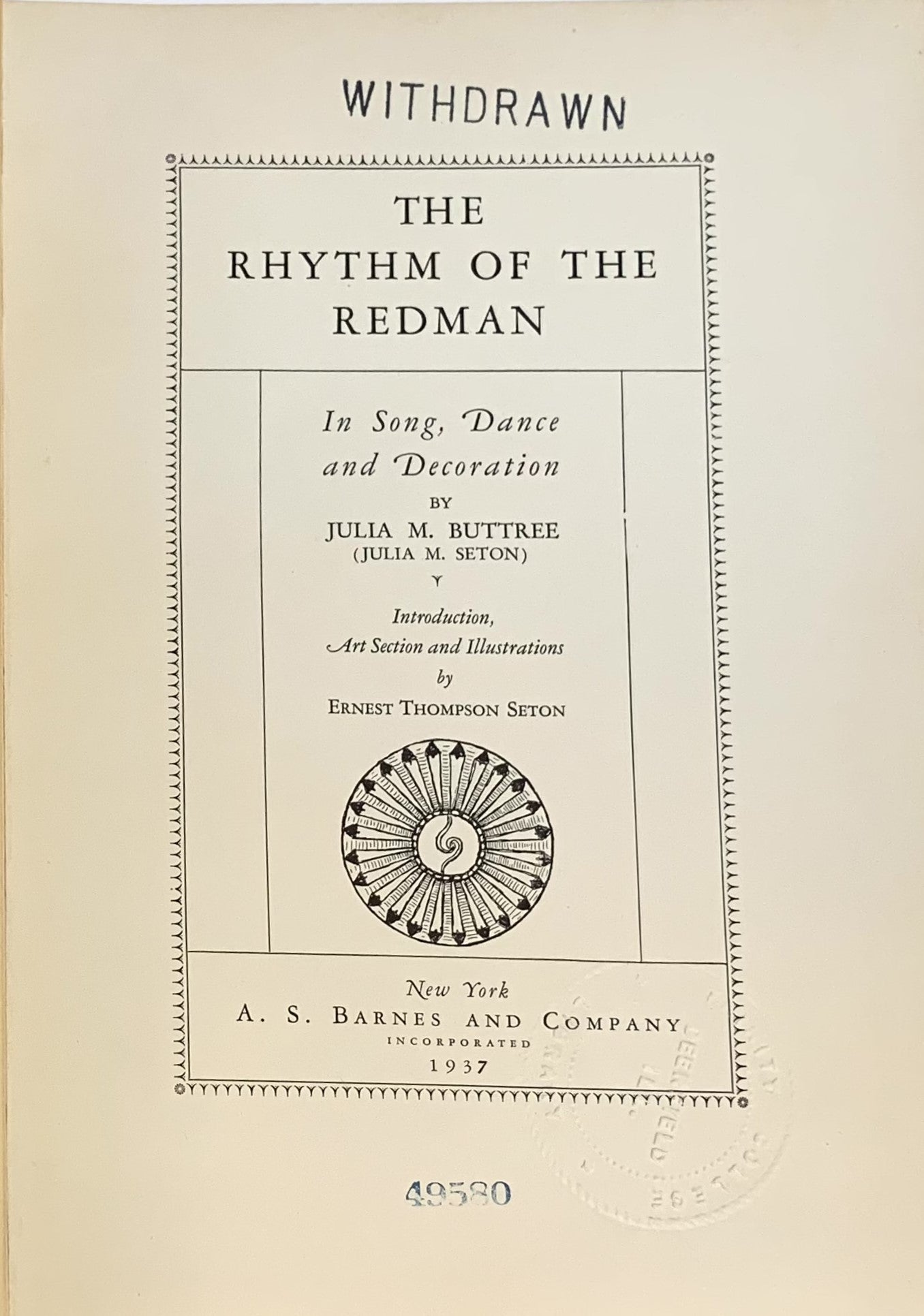 Rhythm of the Redman in Song, Dance and Decoration