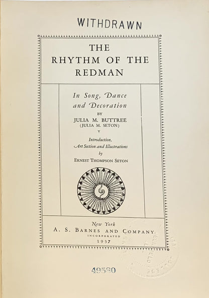 Rhythm of the Redman in Song, Dance and Decoration