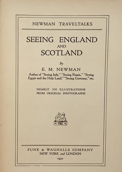 Seeing England and Scotland