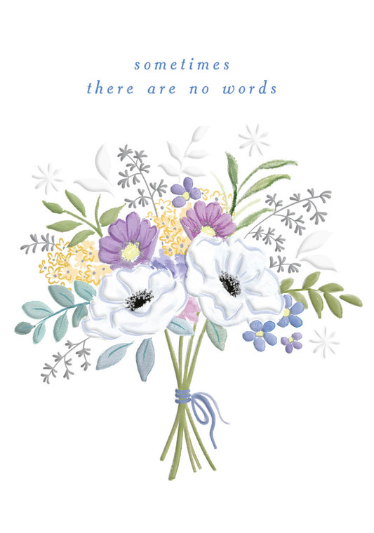 No Words Sympathy Card