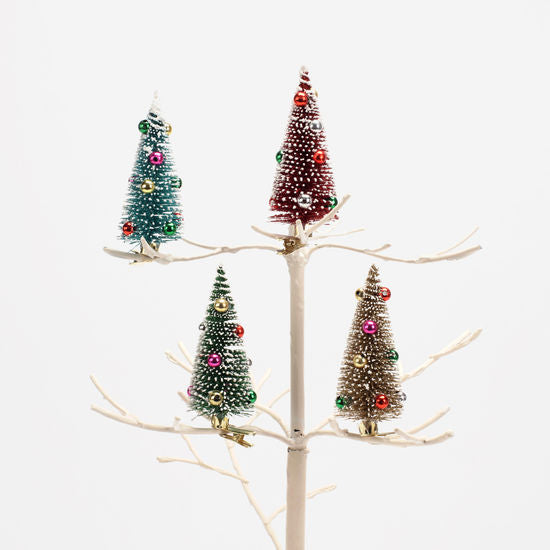 Clip on Sisal Tree Ornament