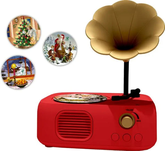 Retro Gramophone Musical Advent Calendar