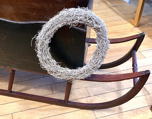 Straw Vine Wreath 10"