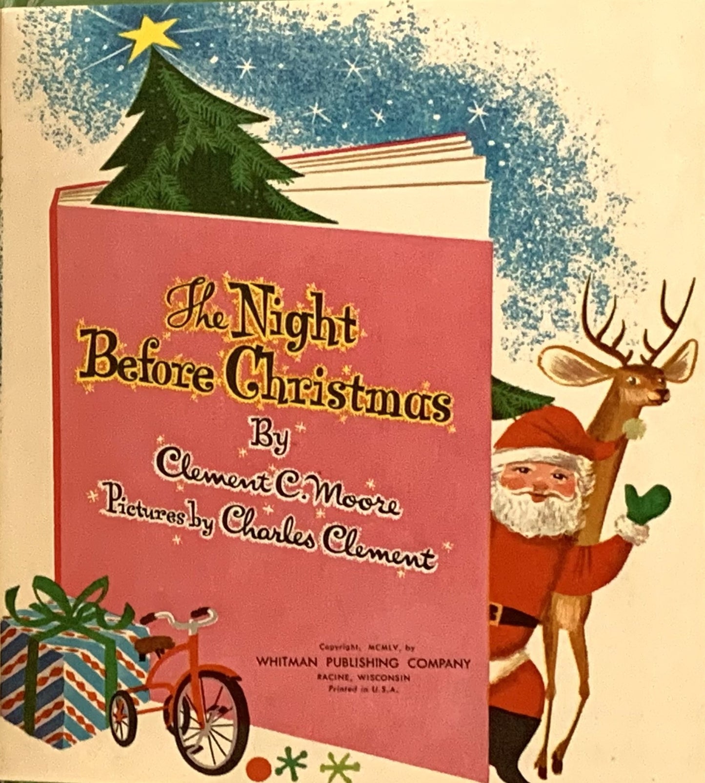 The Night Before Christmas-Top Top Tales by Whitman