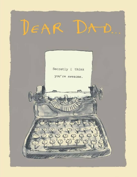Dear Dad Father's Day Card