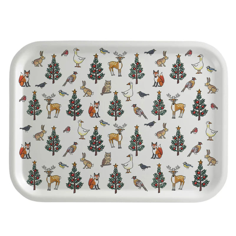 Winter Wildlife Small Tray