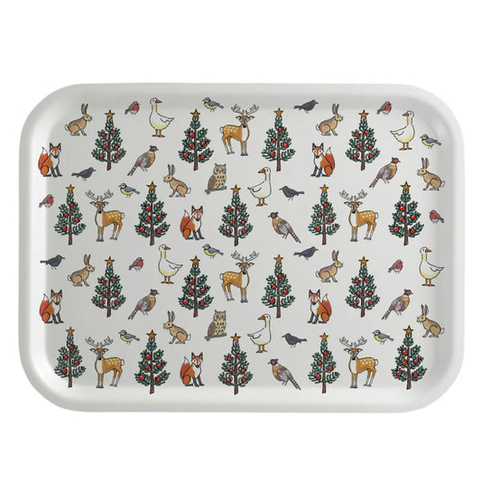Winter Wildlife Small Tray