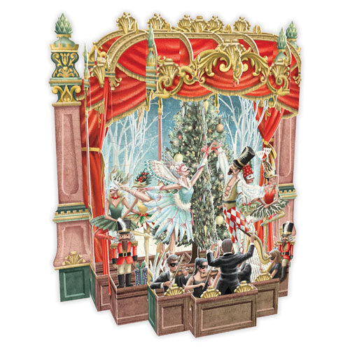 Christmas Ballet 3D Christmas Card