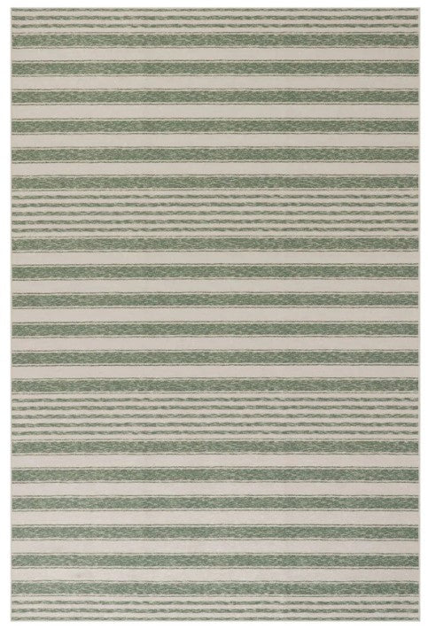 Xaren Coastal Striped Machine Washable Rug 2' x 3'