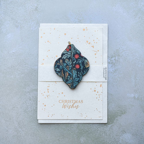 Honeycomb Lante Ornament Greeting Card