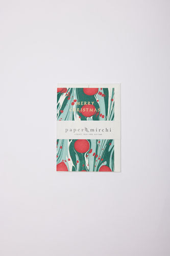 Handmade Cosmos Christmas Card