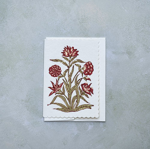 Handmade Kamal Sage Card