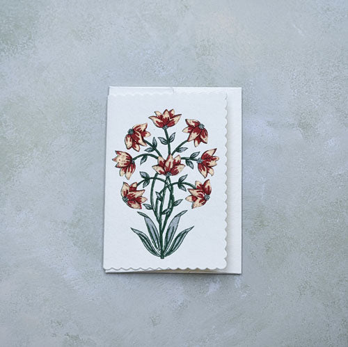 Handmade Champaca Sage Card