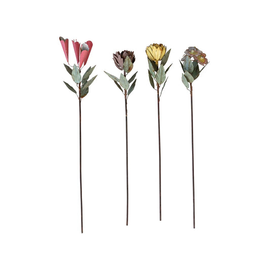 Hand-Painted Metal Flower Pick