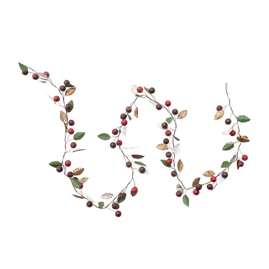 Hand-Painted Metal Vintage Reproduction Toleware Garland