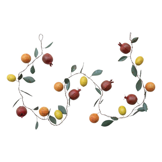 Hand-Painted Metal Vintage Reproduction Toleware Garland