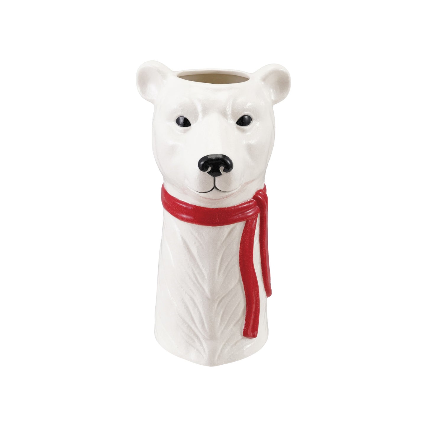 Stoneware Polar Bear Vase