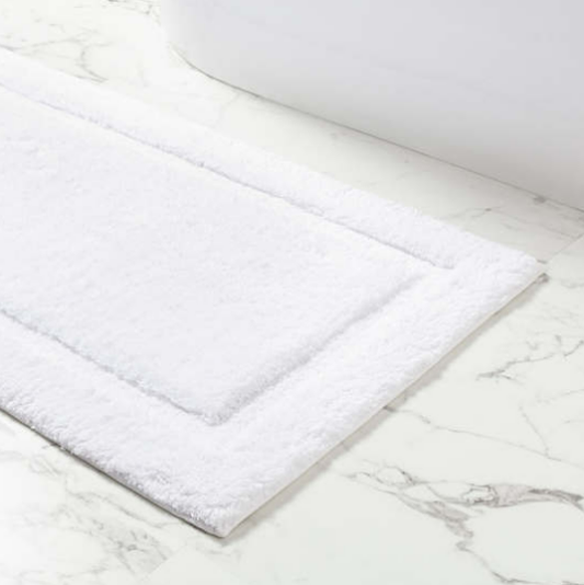 Bath Rug in White - Small 20" x 30"